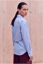 Blue-Multicolor Striped Shirt with Tie Detail Twoaw27Go00126 - 4