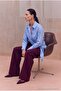 Blue-Multicolor Striped Shirt with Tie Detail Twoaw27Go00126