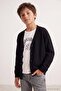 Black Boy's Cardigan Tkdaw27Hi00005 - 2