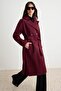 Bordo Oversize Kemerli  Kaban TWOAW22KB0015 - 2
