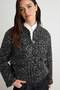 Black Regular Fit Sequined Jacket Coat Twoaw27Mo00160 - 2