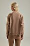 Camel Kolları İşlemeli Reglan Kol Örme Sweatshirt TWOAW27SW00192 - 3