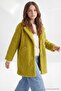 Green Cashmere Girl's Coat Tkdaw27Kb00003 - 3