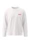 Ekru Pamuklu Sırt Baskılı Oversize Bisiklet Yaka Örme T-Shirt TWOAW27TS00064 TWOAW27TS00064 - 5