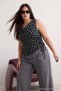 Green Woven Plus Size Blouse Tbbss26Af00282 - 2