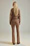 Camel Embroidery Detailed Flare/Spanish Leg Knitted Leggings Twoaw27Ta00005 - 3