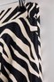 Siyah Beyaz Zebra Desenli Maxi Saten Etek TWOAW27ET00159 - 3