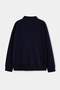 Plus Size Navy Blue Regular Fit Brushed Thessaloniki High Neck Sweatshirt Tmnaw27Ao00029 - 4