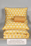 Riva Duvet Cover Set Single Fitted Sheet (160X220 cm) Yellow - 7