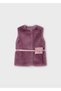 Girl's Plush Vest with Belt 04365 - 5