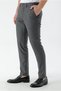 Men's Black Beard Patterned Slim Fit Classic Trousers - 3