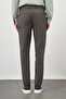 Men's Khaki Cotton Side Pocket Slim Fit Chino Trousers - 5