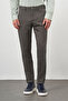 Men's Khaki Cotton Side Pocket Slim Fit Chino Trousers - 2