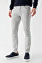 Men's Gray Seasonal Cotton 5 Pocket Slim Fit Jean Pants - 2