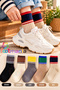 5" Winter Women's Wool Sleeping Socks Colorful Socket Soft Touch Footcolor1223 - 3