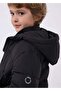 Boy's Hooded Long Coat - 6