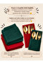 New Year Themed Green Ball Patterned Runner Christmas Runner (Napkin Not Included) - 8