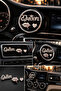Queen In-Car Air Conditioning Ornament Set of 3 |   Zircon Stone Lip Heart Lettering Air Conditioner Grill Accessory