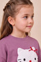 Girl's Hello Kitty Figured Sweatshirt and Tulle Dress Combination - 3