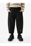 Oversize Balloon Cut Black Baby Boy Pants 6Smb40059Tw - 4