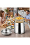 Frying Pot 2 Liters |   Stainless Steel French Fry & Vegetable Boiling Set with Strainer Attachment, 4-Piece Set - 3