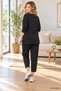 Women's Two-Thread Viscose Cotton Fabric Arming Detailed Double Set - 3