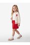 Bow-Detail Above-the-Knee Pleated Skort