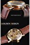 T-Winner Wind-Up Movement Gold Color Wrist Watch - 6