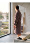 Soft Linen Family Bathrobe Set Natural Brown - 2