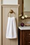 White Greek Hand Towel - 50X90 Cm, 225 Gr, 100% Cotton, Spa and Hotel Towel