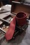 Burgundy Plain Classic Micro Tie - 2