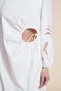 Solid Long Sleeve Midi Dress - 6
