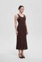 Sleeveless Solid Long Dress - 3