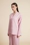 Solid V-Neck Long-Sleeve Top - 4