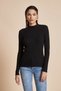 Solid Ribbed Long-Sleeve Top - 5