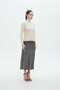 Solid High Neck Long Sleeve Top - 2