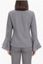 Plain High Collar Long Sleeve Top - 7