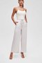 Solid Wide-Leg Pants - 4