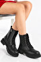 High Anti-Slip Rubber Sole, Zippered, Fur Lined, Waterproof Winter Women's Boots - 2