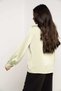 Solid Long-Sleeve Top with Flared Sleeves - 4