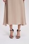 Wide Plain Midi Skirt - 7
