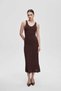Sleeveless Solid Long Dress - 4