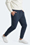 Kox I Men's Slim Fit Navy Blue Sweatpants with Pockets - 6