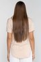 Solid Round Neck Short Sleeve Blouse - 4