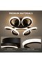 3-function LED chandelier black 27W - 7