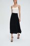 Solid Midi Skirt - 5