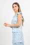 Layered Floral Sleeveless Blouse - 4