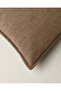 Noma Rectangular Khaki Cushion Cover (35 X 55cm) - 3
