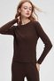 Ribbed Sweater with Long Sleeves - 4