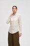Solid Buttoned Long-Sleeve Top - 2